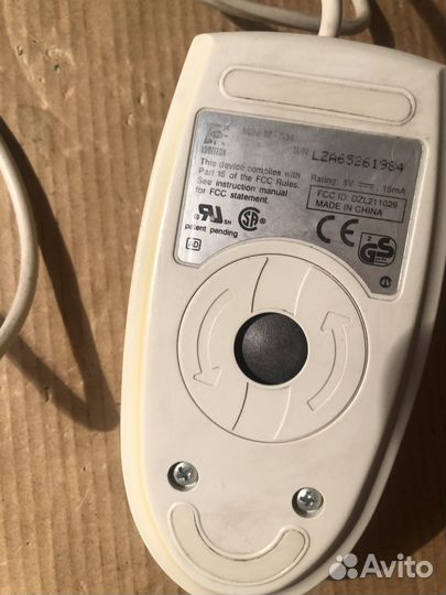 Ретро мышь PS/2