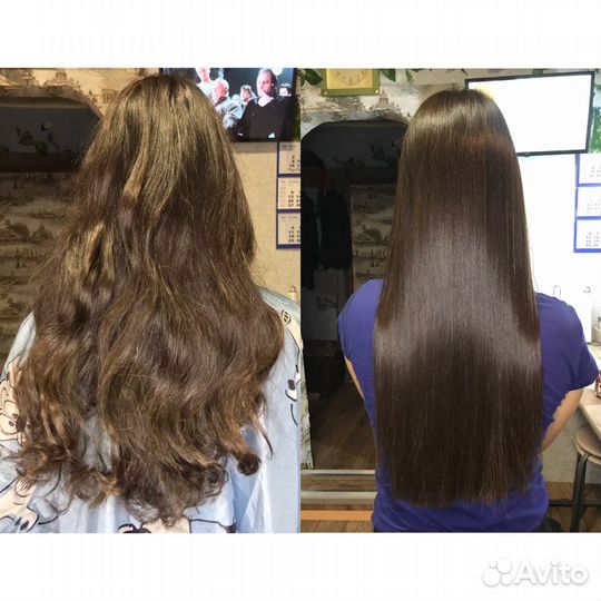 Кератиновое выпрямление