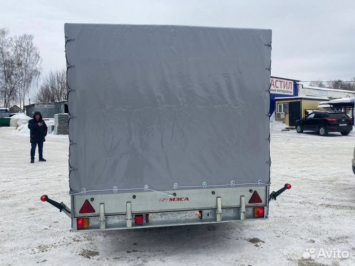 Прицеп легковой с надежными бортами от мзса