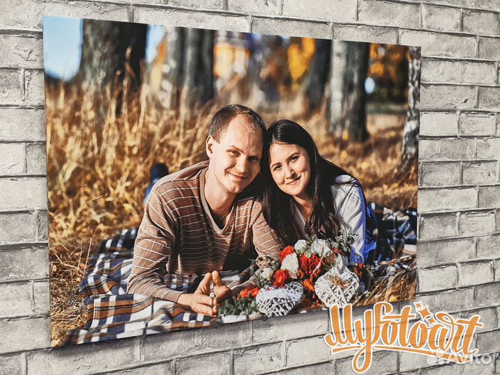 Печать портрета на холсте по фото: картина/портрет