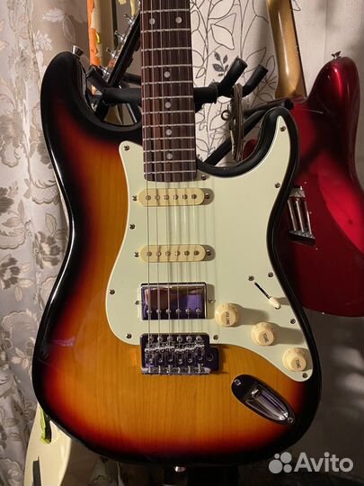 Электрогитара bacchus bst 2 rsm/r 3ts