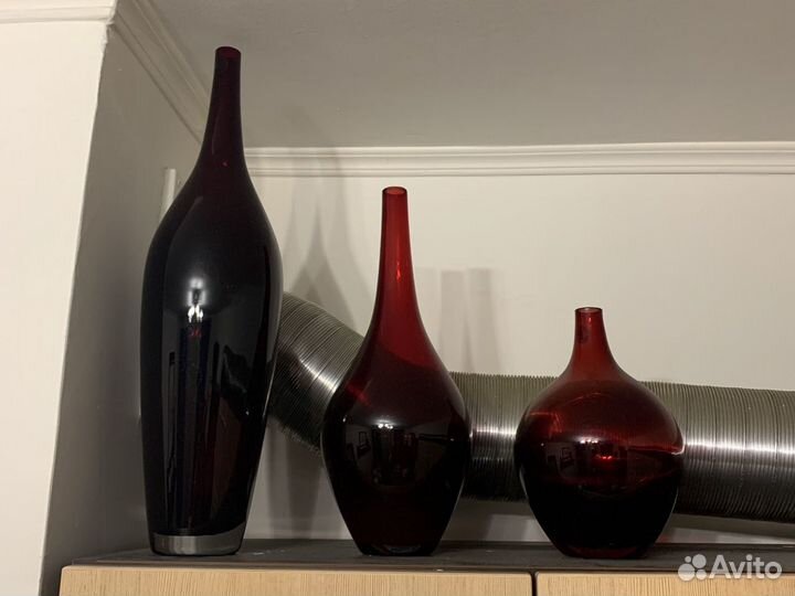 Стеклянные декоративные бутыли икеа