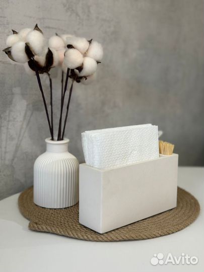 Салфетница из гипса