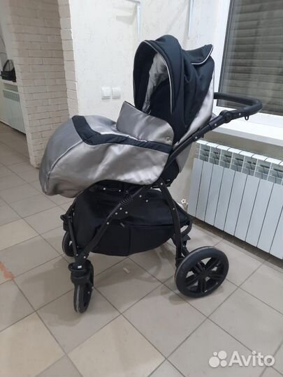 Коляска 2 в 1 эко кожа
