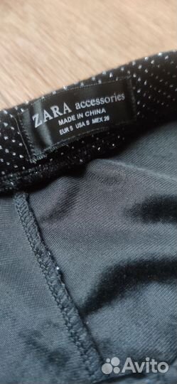 Блестящие леггинсы Zara 42-44 размера