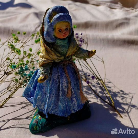 Интерьерная кукла ручной работы, ватная игрушка