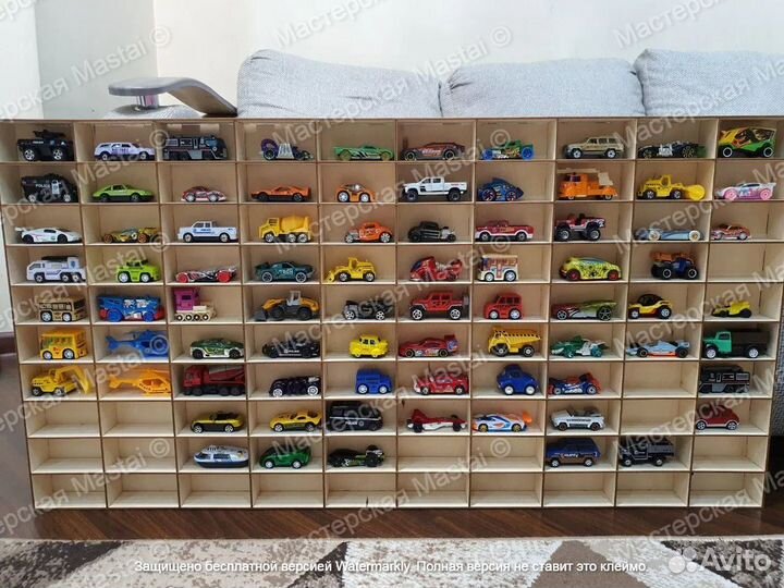 Полка для машинок, гараж Hot Wheels