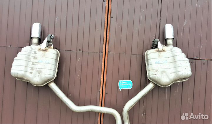 Глушитель основной Audi A6 C7 4G