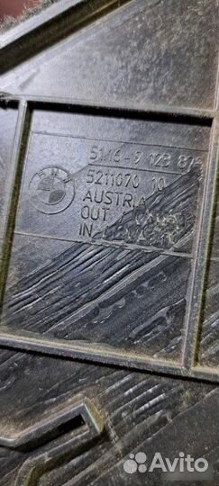 Обшивка консоли левая Bmw 7 F01 2008-2012