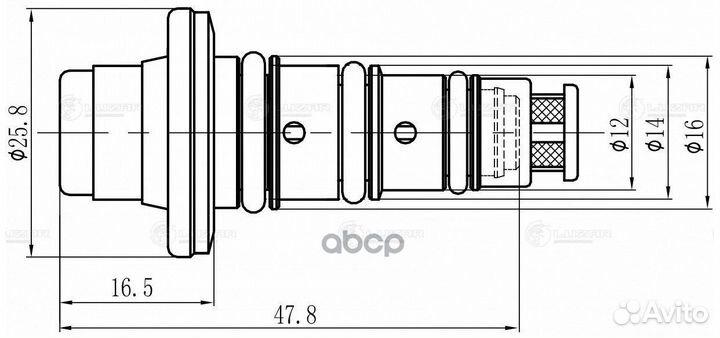 Клапан регулир. компрессора кондиц.ford focus I