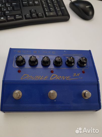 Педаль эффектов tech21 double drive 3x distortion