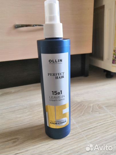 Несмываемый крем-спрей для волос Ollin 15 в 1