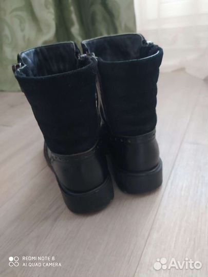 Ботинки для девочки 32 размер натуральная кожа