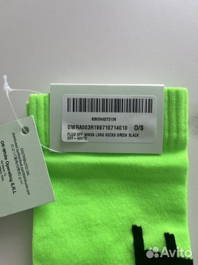Носки off white новые с биркой