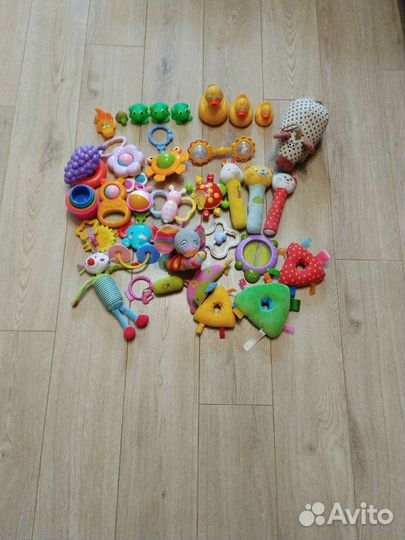 Игрушки погремушки пакетом