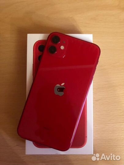 Телефон iPhone 11 red 64
