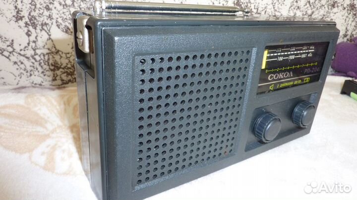 Ретро приемник Сокол 204фм (кт0936)