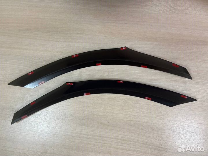 Реснички на фары Kia RIo III дорестайлинг