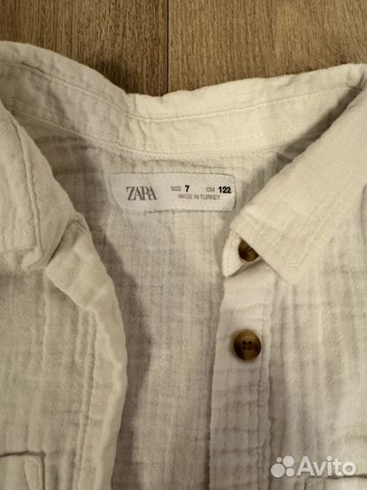 Рубашка для девочки, р.122 тм. zara