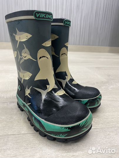 Детские резиновые сапоги