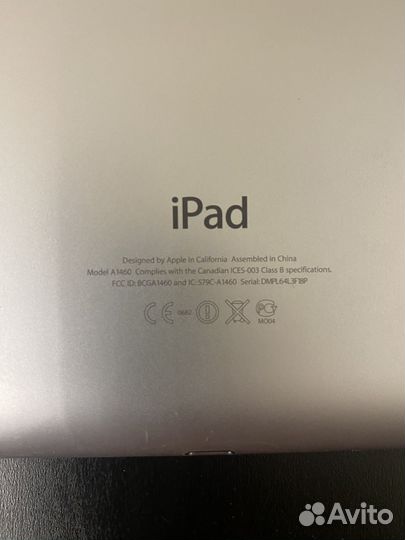 iPad 4 (4 поколение, WI-FI, SIM)
