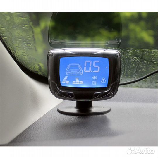 Авто парковка 4 Сенсора ЖК дисплей