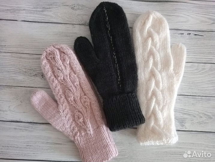 Варежки детские.взрослые