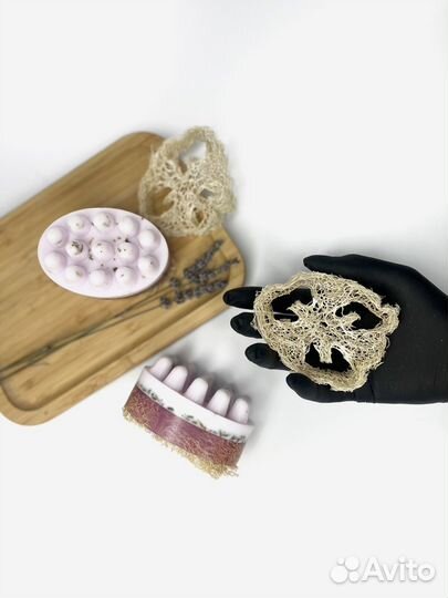 Подарочный набор массажное мыло ручной работы