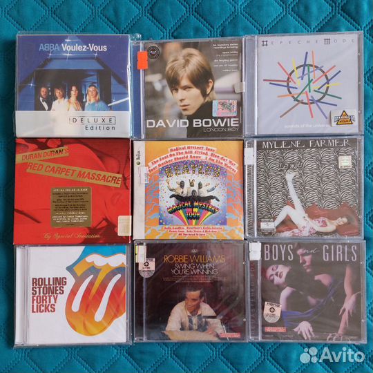 CD диски в основном Фирменные Rock, jazz, Pop