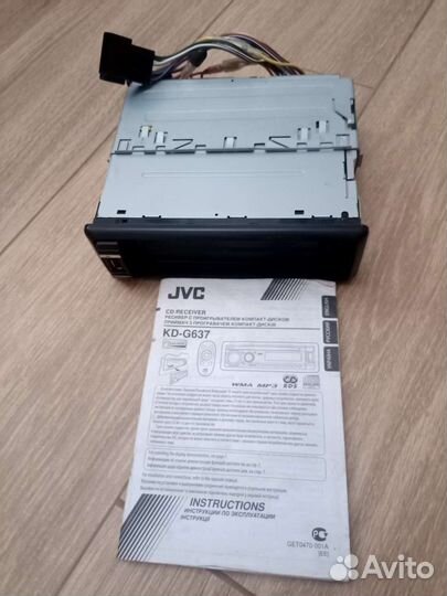 Автомагнитола jvc новая (USB+ пульт)