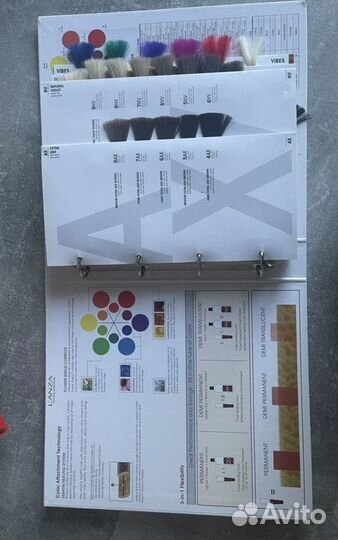 Палитра красок для волос Lanza