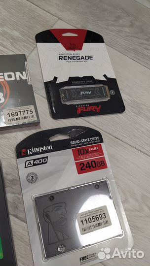 Жёсткий диски, SSD, NVMe M.2