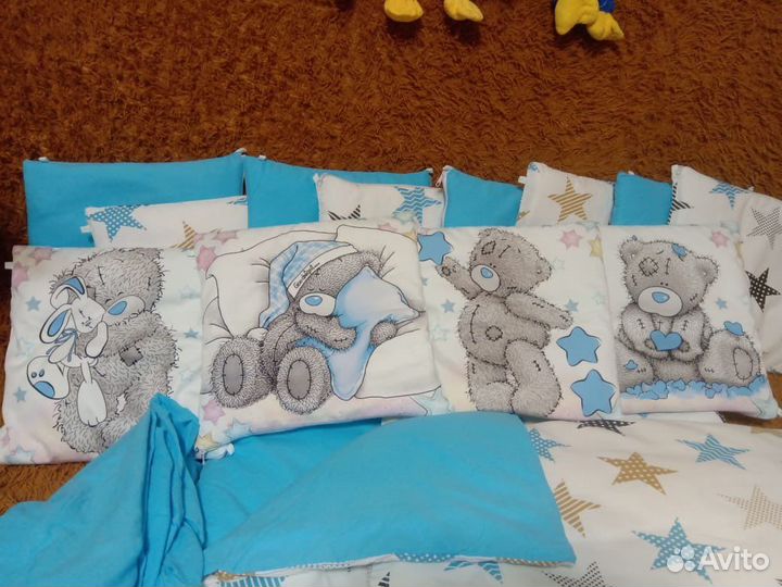 Бортики в детскую кроватку