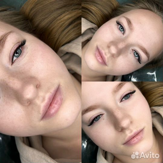 Наращивание ресниц и оформление бровей