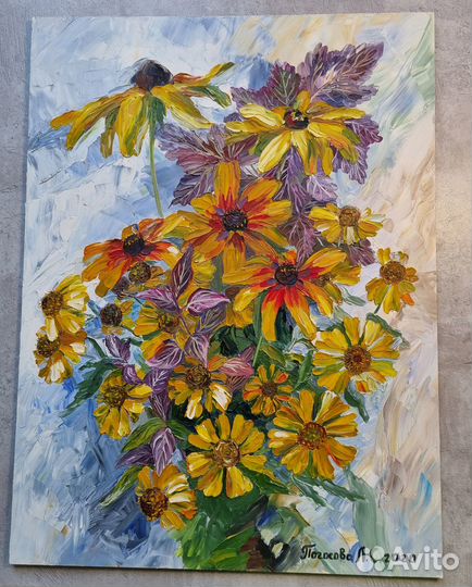 Картина маслом мастихином