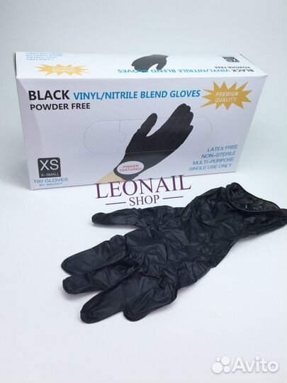 Перчатки нитрил+винил WallyPlast 