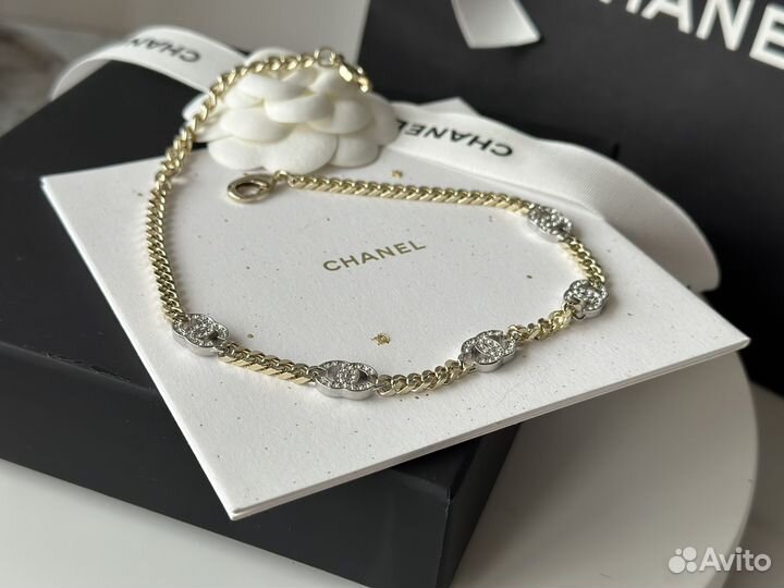 Чокер Chanel оригинал новый комплект бутика