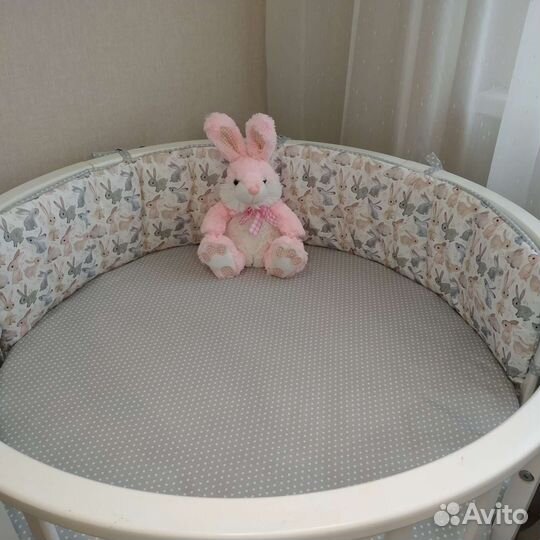 Детская кроватка круглая