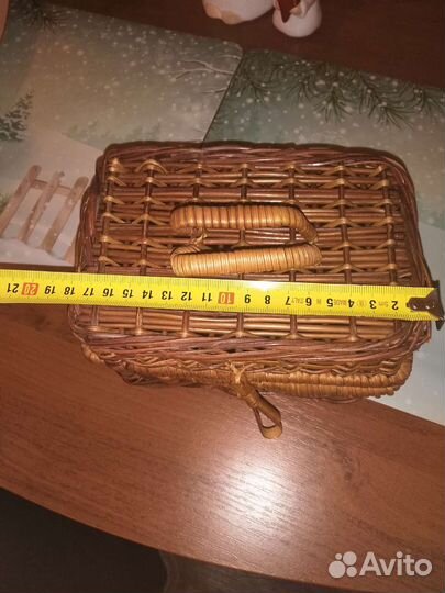 Плетённый сундучок