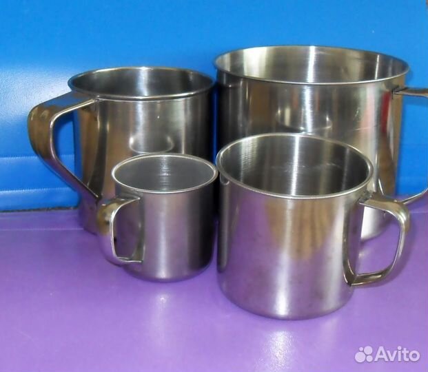 Набор кружек Нержавейка