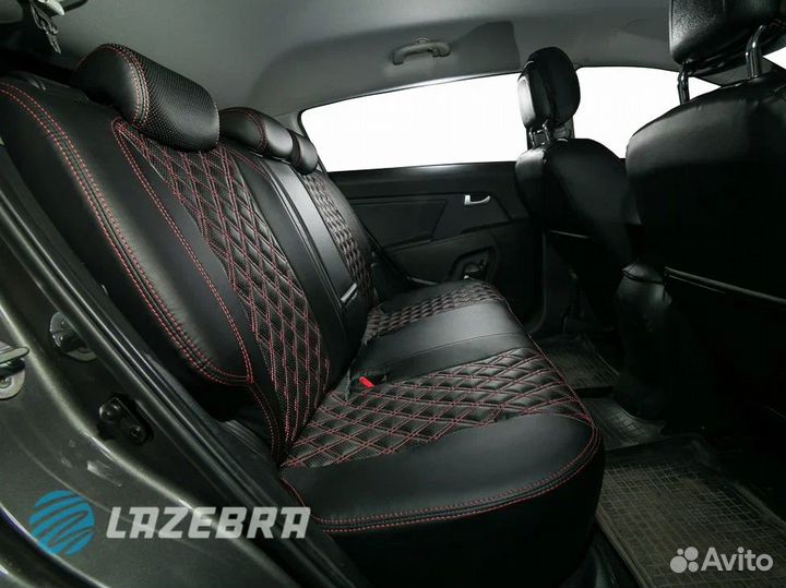 Авточехлы из экокожи для KIA Sportage 3