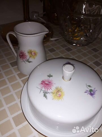 Масленка и сливочник гдр