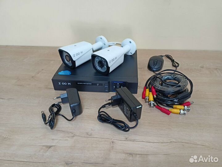 Набор видеокамер на 2 камеры металлических fullhd