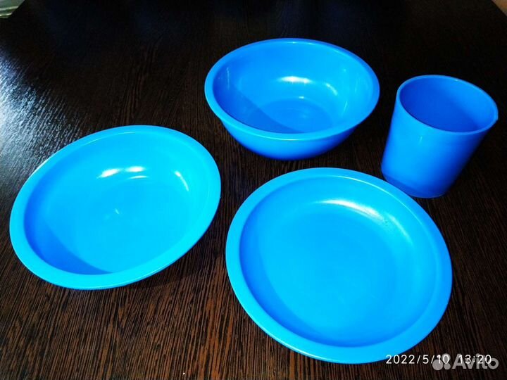 Посуда пластиковая для пикника