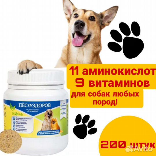 Витаминный комплекс для собак ПёсЗдоров