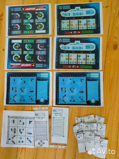 Настолки Cтальная арена, Капитан сонар