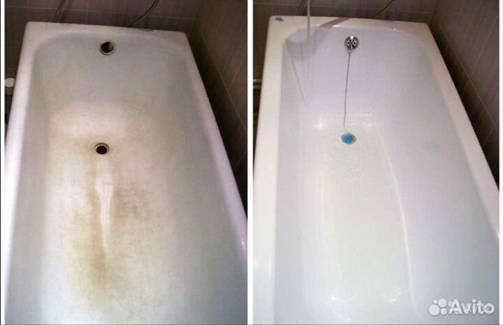 Восстановление эмали ванны