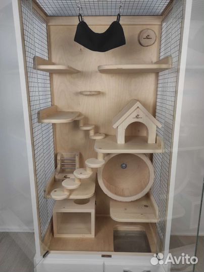 Витрина вольер для шиншилл