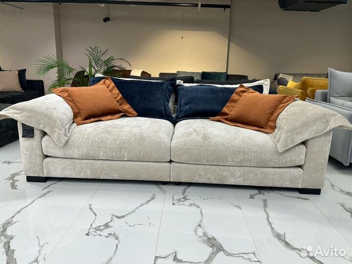 Диван прямой пух-перо