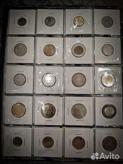 Коллекция монет регулярного чекана